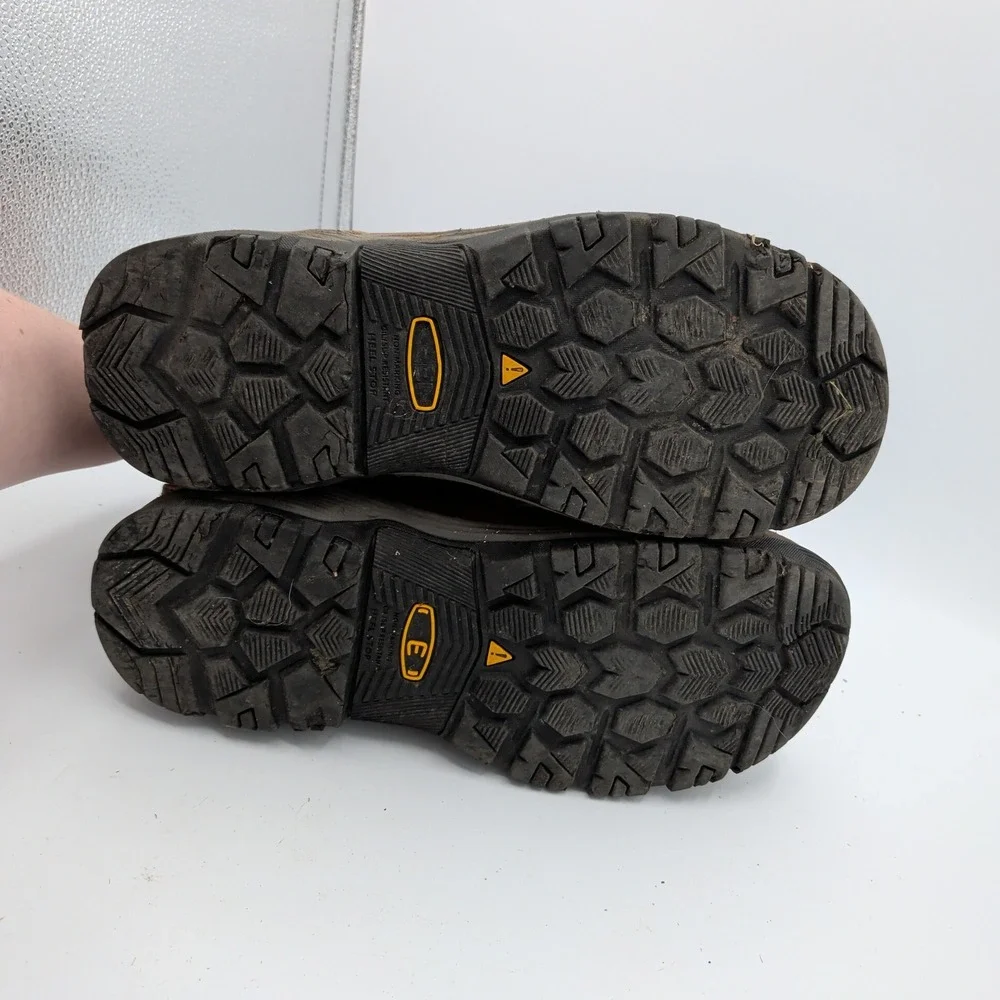 KEEN Utility Davenport 6 Mens 8.5D‎ Composite Toe Work Boots Brown 1024192D